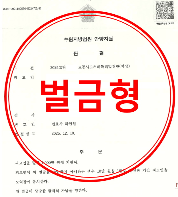 교통사고처리특례법위반(치상)