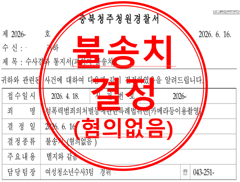 성폭력처벌법위반(카메라등이용촬영)