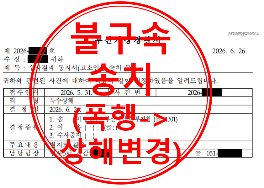 특수상해(피해자 대리)